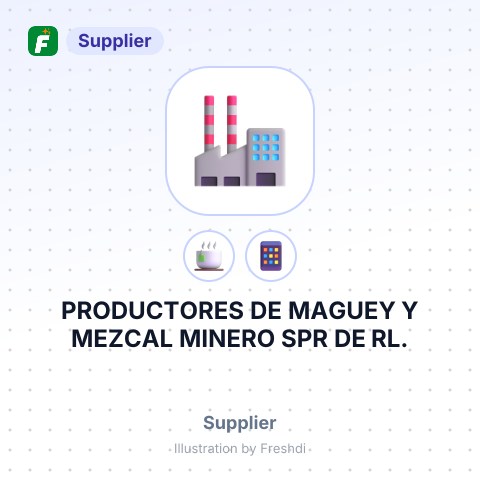 PRODUCTORES DE MAGUEY Y MEZCAL MINERO SPR DE RL. – summary card, no photo uploaded yet