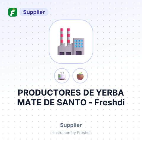 PRODUCTORES DE YERBA MATE DE SANTO – summary card, no photo uploaded yet