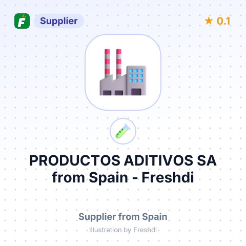 PRODUCTOS ADITIVOS SA – summary card, no photo uploaded yet