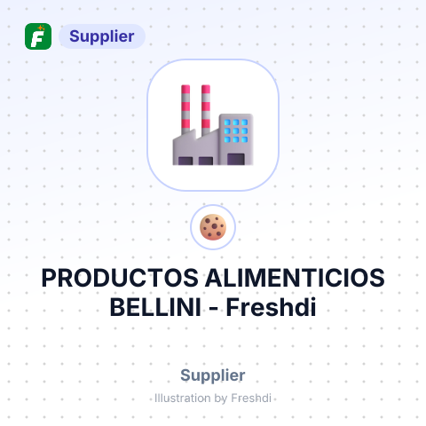 PRODUCTOS ALIMENTICIOS BELLINI – summary card, no photo uploaded yet