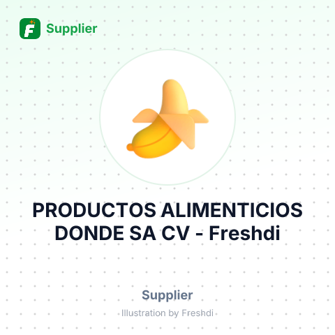 PRODUCTOS ALIMENTICIOS DONDE SA CV – summary card, no photo uploaded yet