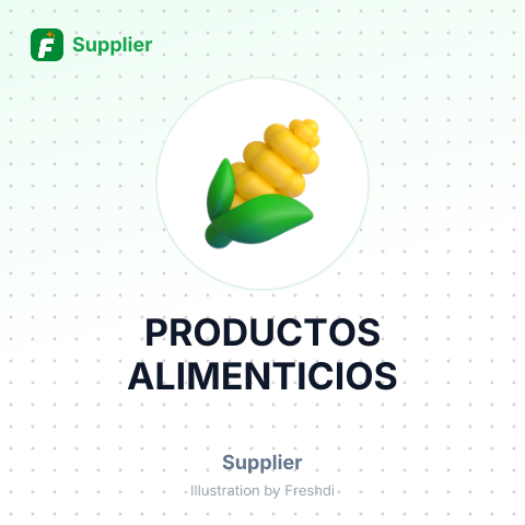 PRODUCTOS ALIMENTICIOS – summary card, no photo uploaded yet