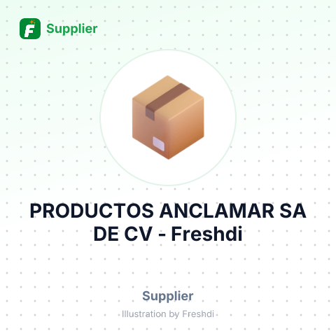 PRODUCTOS ANCLAMAR SA DE CV – summary card, no photo uploaded yet