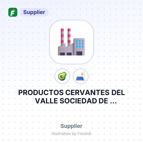 PRODUCTOS CERVANTES DEL VALLE SOCIEDAD DE RESPONSABILIDAD LIM – summary card, no photo uploaded yet