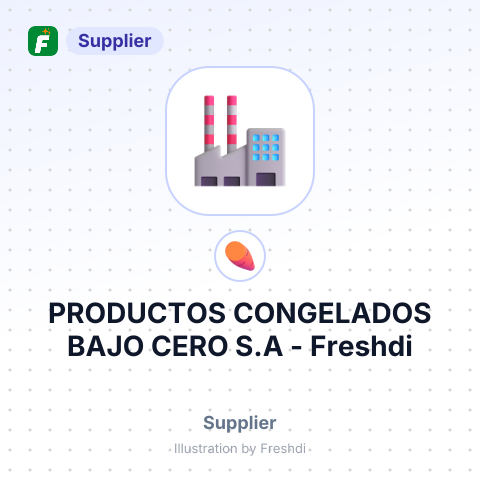 PRODUCTOS CONGELADOS BAJO CERO S.A – summary card, no photo uploaded yet
