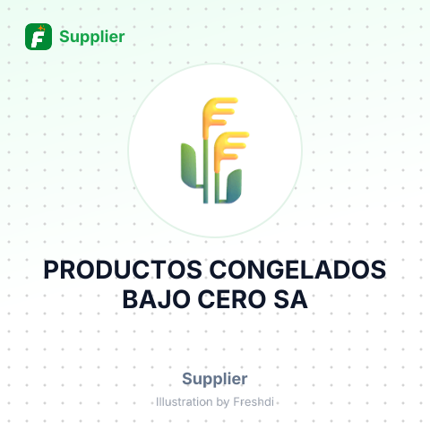 PRODUCTOS CONGELADOS BAJO CERO SA – summary card, no photo uploaded yet