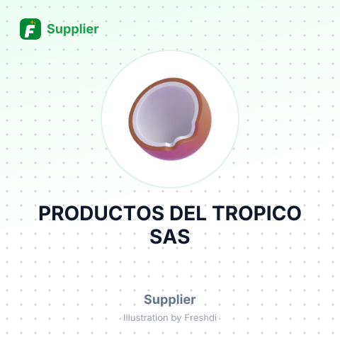 PRODUCTOS DEL TROPICO SAS – summary card, no photo uploaded yet