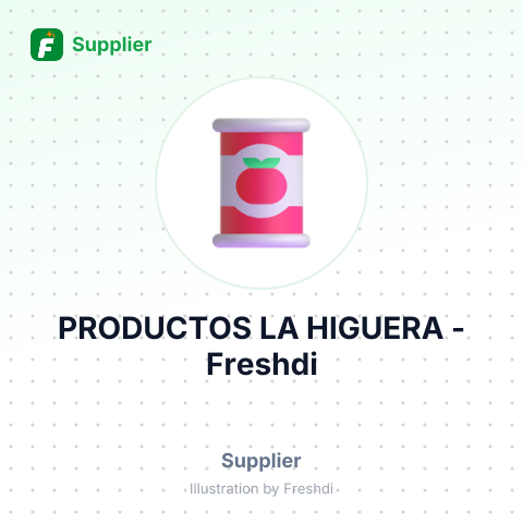 PRODUCTOS LA HIGUERA – summary card, no photo uploaded yet