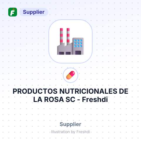 PRODUCTOS NUTRICIONALES DE LA ROSA SC – summary card, no photo uploaded yet