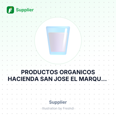 PRODUCTOS ORGANICOS HACIENDA SAN JOSE EL MARQUEZ S DE RL – summary card, no photo uploaded yet