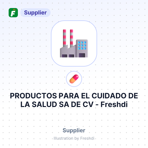 PRODUCTOS PARA EL CUIDADO DE LA SALUD SA DE CV – summary card, no photo uploaded yet