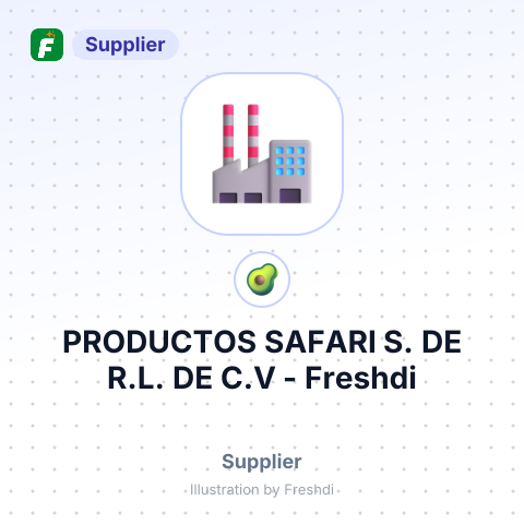 PRODUCTOS SAFARI S. DE R.L. DE C.V – summary card, no photo uploaded yet