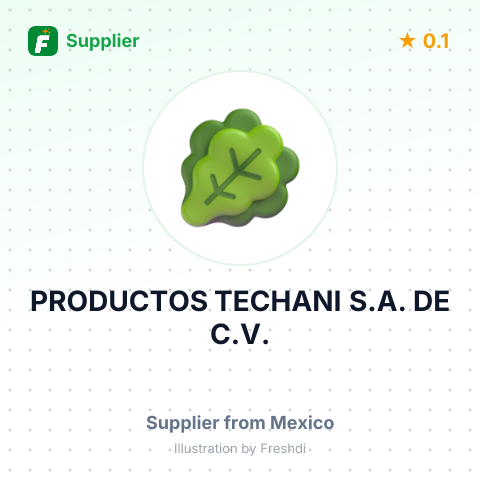 PRODUCTOS TECHANI S.A. DE C.V. – summary card, no photo uploaded yet