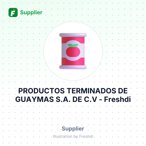 PRODUCTOS TERMINADOS DE GUAYMAS S.A. DE C.V – summary card, no photo uploaded yet