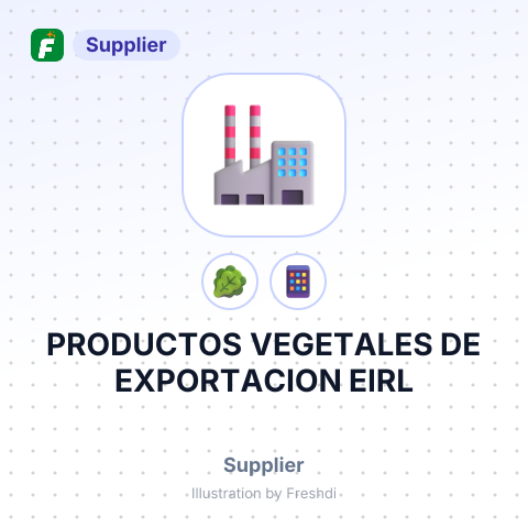 PRODUCTOS VEGETALES DE EXPORTACION EIRL – summary card, no photo uploaded yet