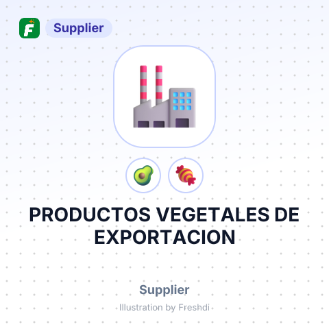 PRODUCTOS VEGETALES DE EXPORTACION – summary card, no photo uploaded yet