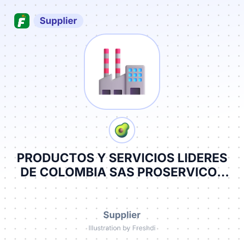 PRODUCTOS Y SERVICIOS LIDERES DE COLOMBIA SAS PROSERVICOL SAS – summary card, no photo uploaded yet