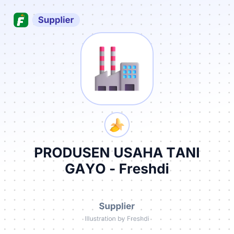 PRODUSEN USAHA TANI GAYO – summary card, no photo uploaded yet