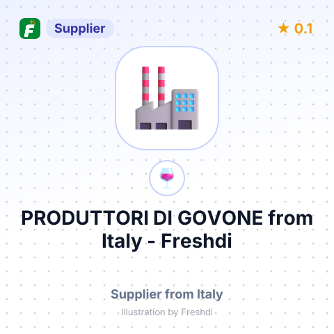 PRODUTTORI DI GOVONE – summary card, no photo uploaded yet