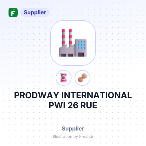 PRODWAY INTERNATIONAL PWI 26 RUE – summary card, no photo uploaded yet