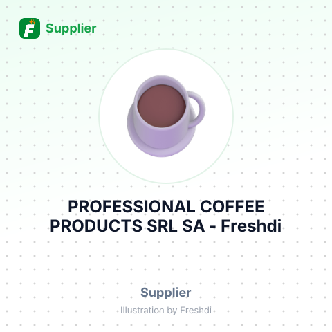 PROFESSIONAL COFFEE PRODUCTS SRL SA – summary card, no photo uploaded yet