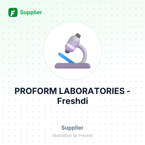 PROFORM LABORATORIES – summary card, no photo uploaded yet