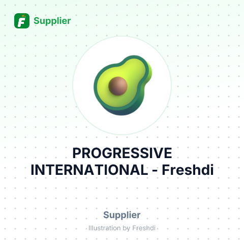 PROGRESSIVE INTERNATIONAL – summary card, no photo uploaded yet