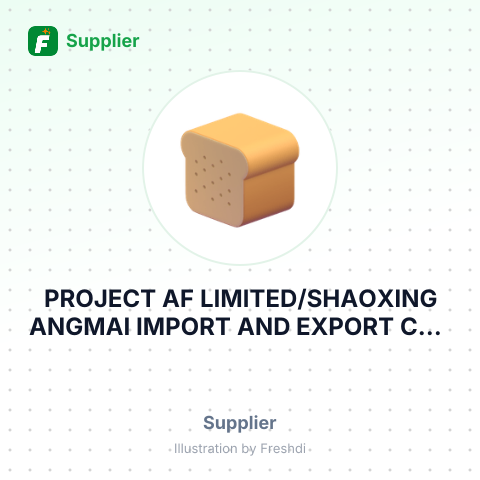 PROJECT AF LIMITED/SHAOXING ANGMAI IMPORT AND EXPORT CO., LTD – summary card, no photo uploaded yet
