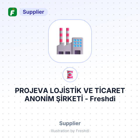 PROJEVA LOJİSTİK VE TİCARET ANONİM ŞİRKETİ – summary card, no photo uploaded yet