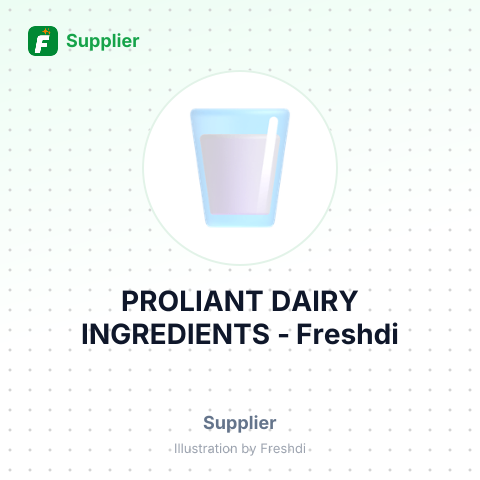 PROLIANT DAIRY INGREDIENTS – summary card, no photo uploaded yet
