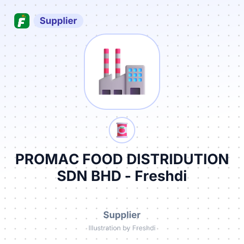 PROMAC FOOD DISTRIDUTION SDN BHD – summary card, no photo uploaded yet