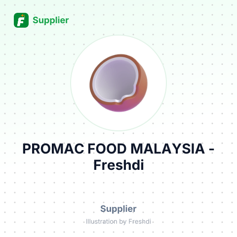 PROMAC FOOD MALAYSIA – summary card, no photo uploaded yet
