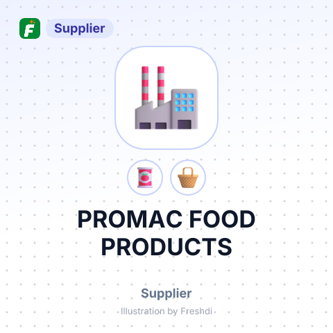 PROMAC FOOD PRODUCTS – summary card, no photo uploaded yet