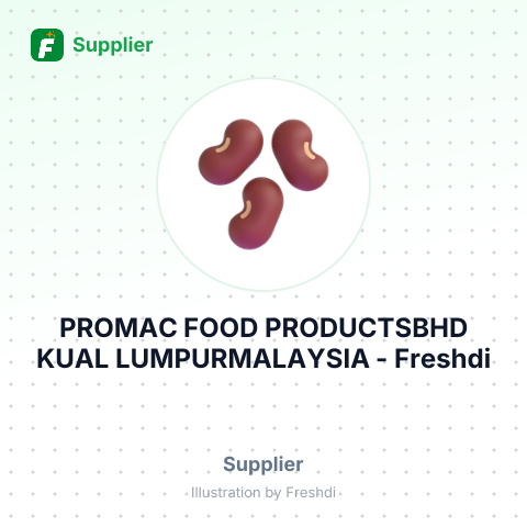 PROMAC FOOD PRODUCTSBHD KUAL LUMPURMALAYSIA – summary card, no photo uploaded yet