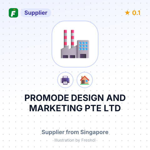 PROMODE DESIGN AND MARKETING PTE LTD – summary card, no photo uploaded yet
