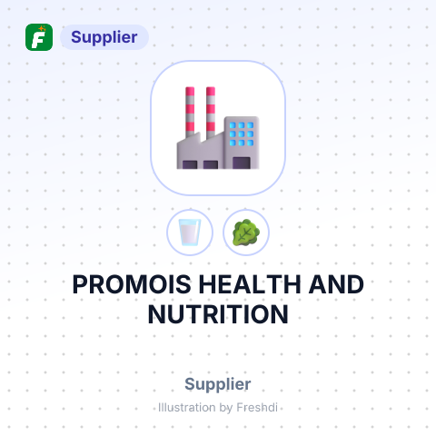 PROMOIS HEALTH AND NUTRITION – summary card, no photo uploaded yet