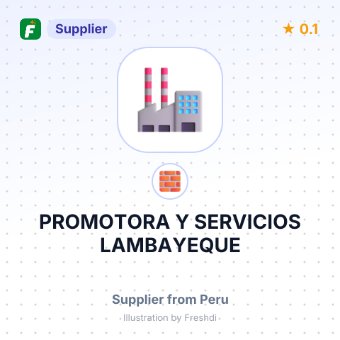 PROMOTORA Y SERVICIOS LAMBAYEQUE – summary card, no photo uploaded yet