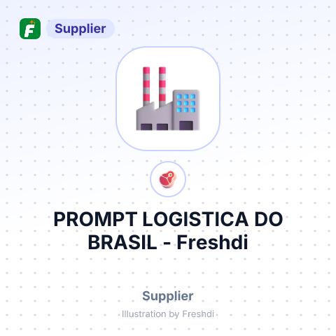 PROMPT LOGISTICA DO BRASIL – summary card, no photo uploaded yet
