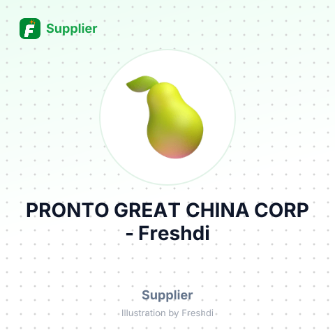 PRONTO GREAT CHINA CORP – summary card, no photo uploaded yet
