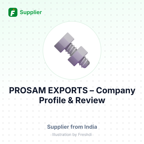 PROSAM EXPORTS – summary card, no photo uploaded yet