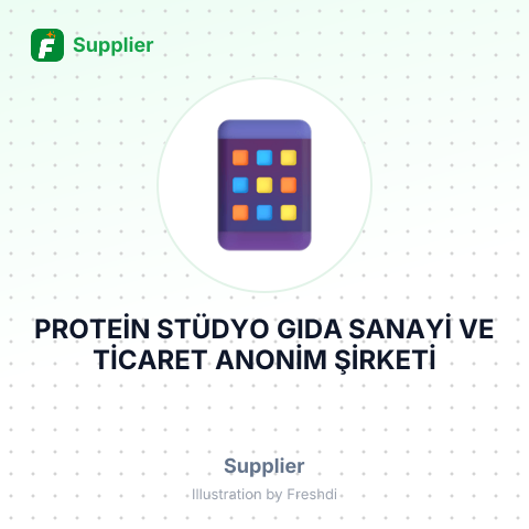 PROTEİN STÜDYO GIDA SANAYİ VE TİCARET ANONİM ŞİRKETİ – summary card, no photo uploaded yet