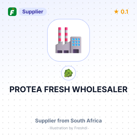PROTEA FRESH WHOLESALER – summary card, no photo uploaded yet