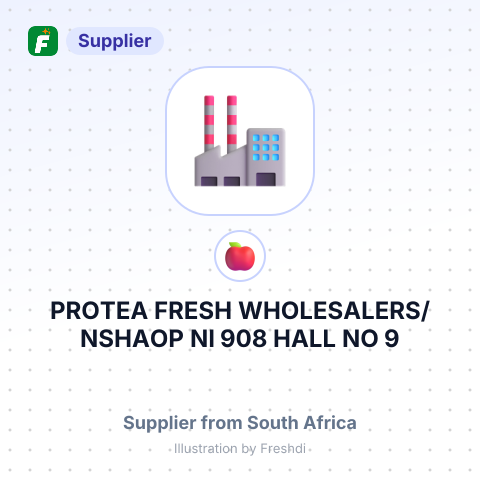 PROTEA FRESH WHOLESALERS/NSHAOP NI 908 HALL NO 9 HJB FRESH MARKET/NHEIDELBERG – summary card, no photo uploaded yet