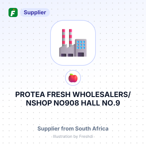 PROTEA FRESH WHOLESALERS/NSHOP NO908 HALL NO.9, JHB FRESH MARKET/NHEIDELBERG – summary card, no photo uploaded yet