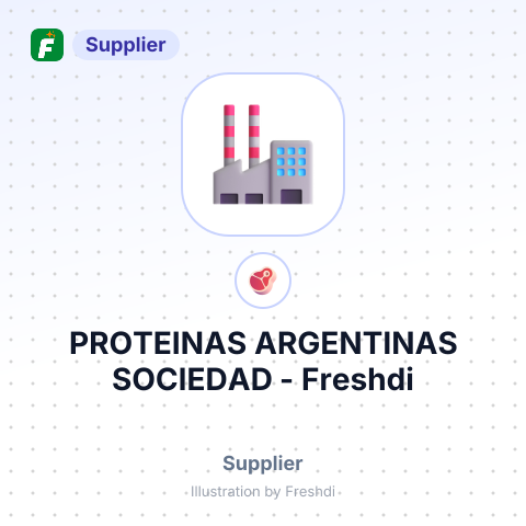 PROTEINAS ARGENTINAS SOCIEDAD – summary card, no photo uploaded yet