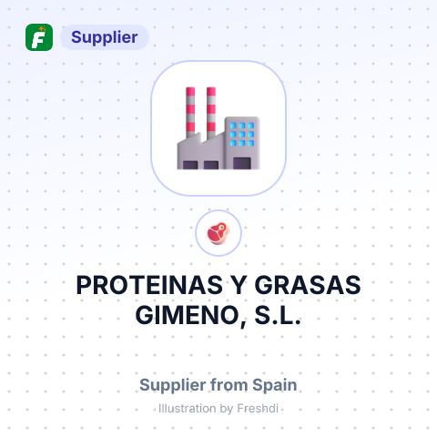 PROTEINAS Y GRASAS GIMENO, S.L. – summary card, no photo uploaded yet