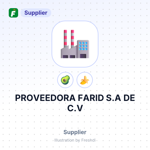 PROVEEDORA FARID S.A DE C.V – summary card, no photo uploaded yet