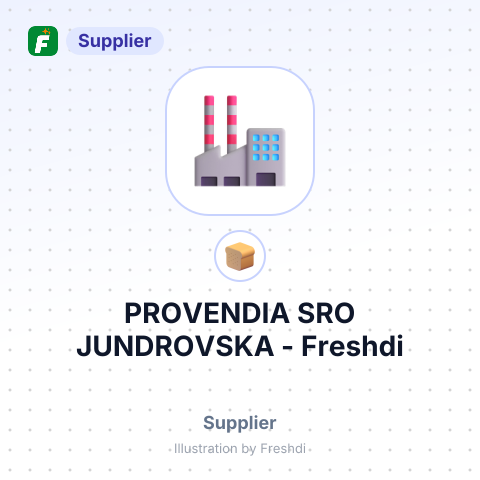 PROVENDIA SRO JUNDROVSKA – summary card, no photo uploaded yet