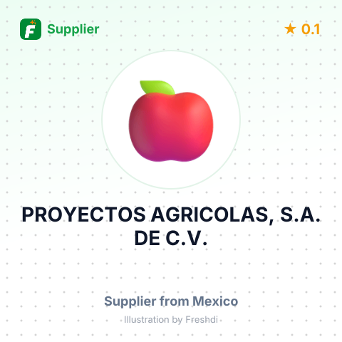 PROYECTOS AGRICOLAS, S.A. DE C.V. – summary card, no photo uploaded yet