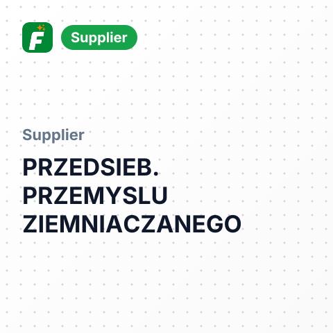 PRZEDSIEB. PRZEMYSLU ZIEMNIACZANEGO – summary card, no photo uploaded yet